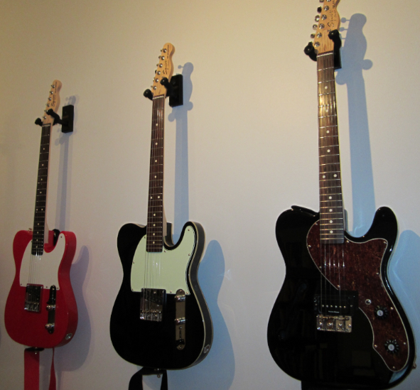 Amazon Com Squier Vintage Modified Telecaster Thinline Shoreline Gold Musical Instruments